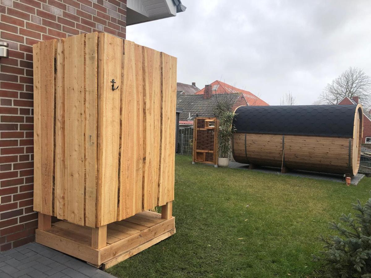 Haus Nordseeliebe Mit Aussensauna, Outdoor Dusche Und Wallbox Dornum Exterior foto