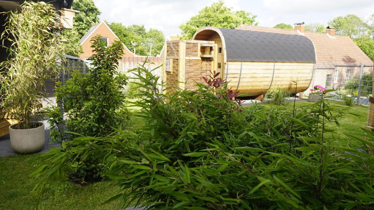 Haus Nordseeliebe Mit Aussensauna, Outdoor Dusche Und Wallbox Dornum Exterior foto